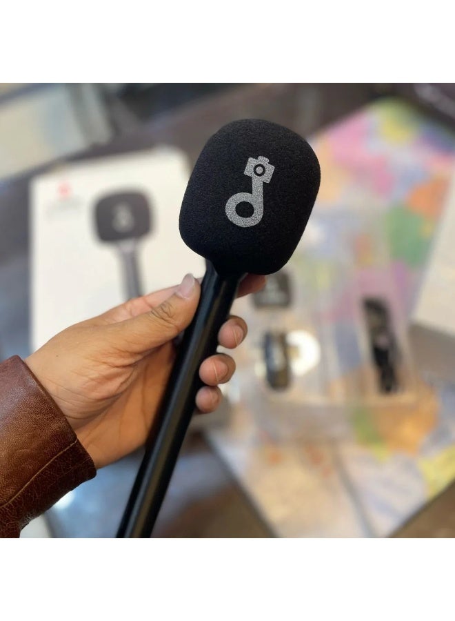 كاند سي مقبض / حامل ميكروفون لاسلكي Candc Interview مزدوج | حامل ميكروفون متوافق عالميًا - Image 2